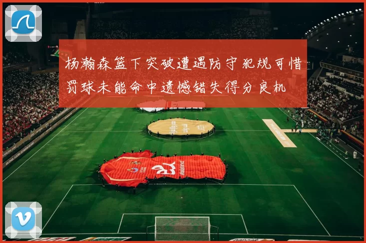 杨瀚森篮下突破遭遇防守犯规可惜罚球未能命中遗憾错失得分良机